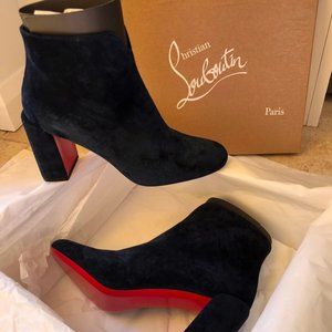 Christian Louboutin Castarika 85 Veau Velour ankle boots